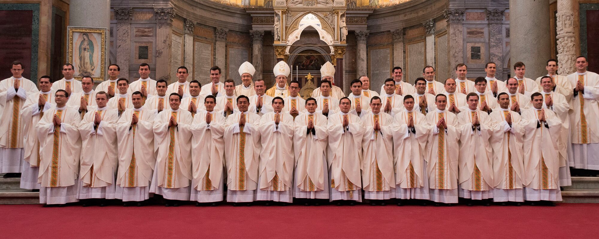 Legionary priests at ordination
